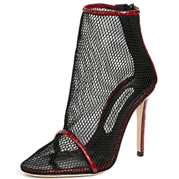 MARSKINRYYPPY Wolford Mesh Booties - Picture 1 of 5